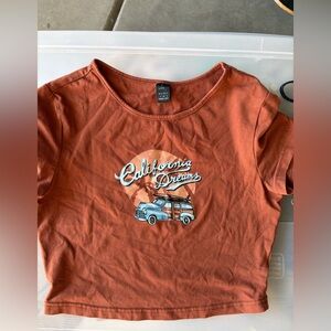 California Dreams Shirt Rust Orange